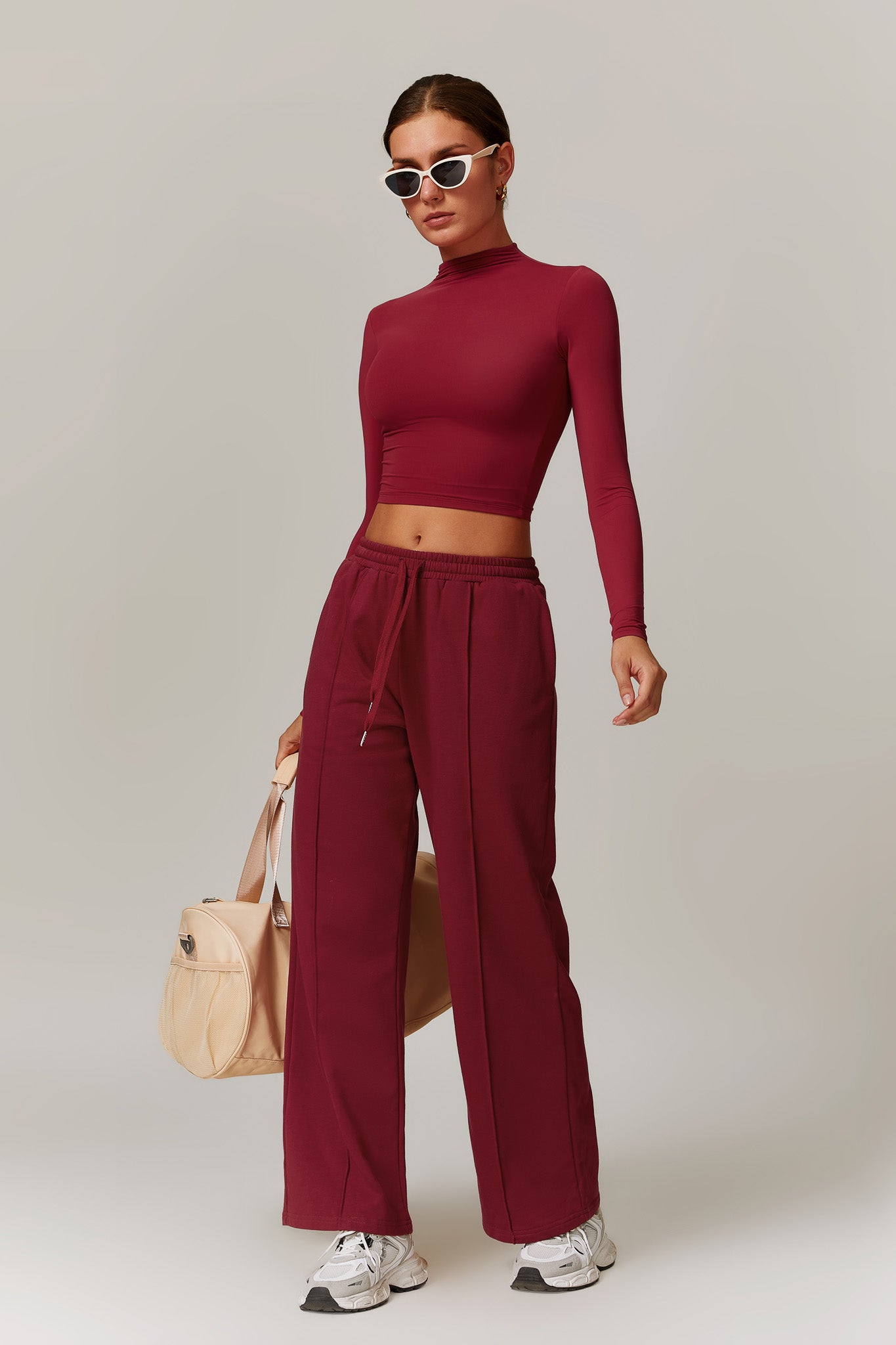 Ellie Sweatpants Maroon | Comfortable & Cozy Sweatpants by Bota Official