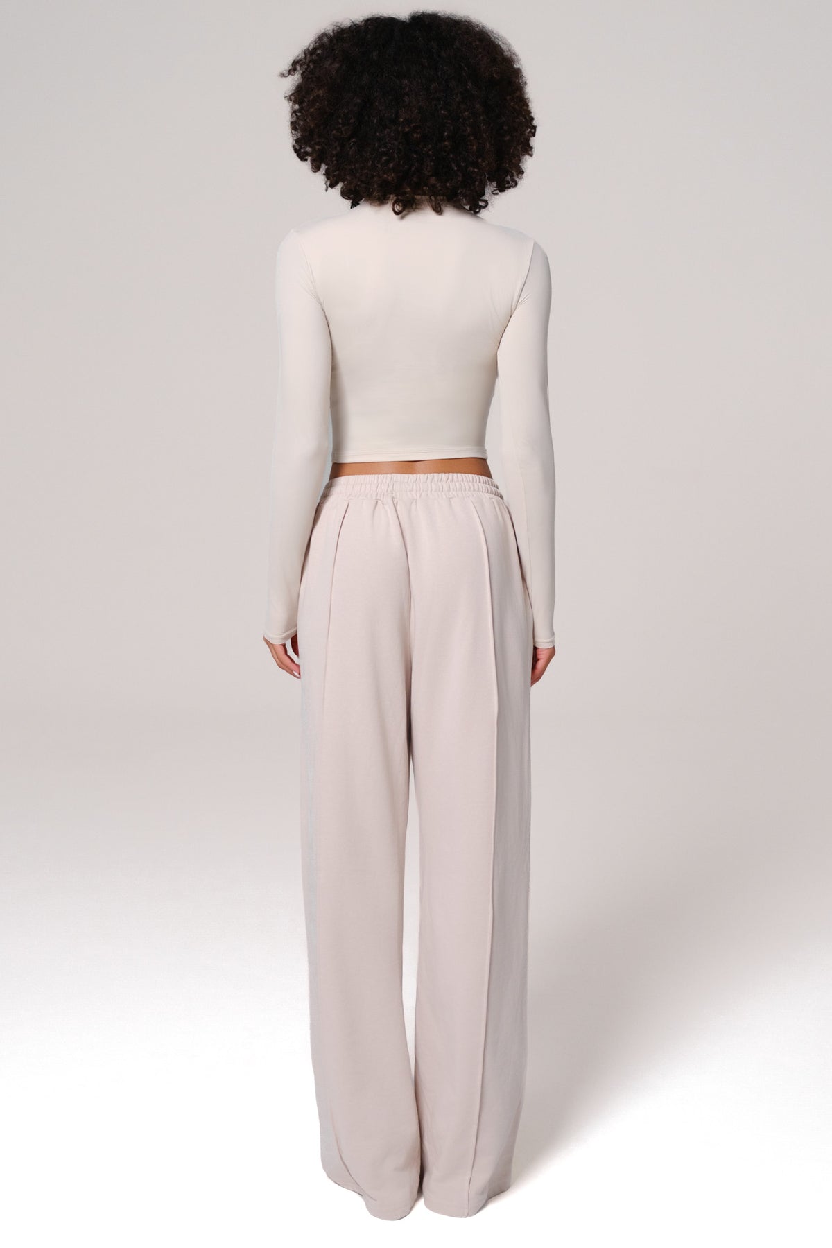 Ellie Long Sleeve Top - Ivory