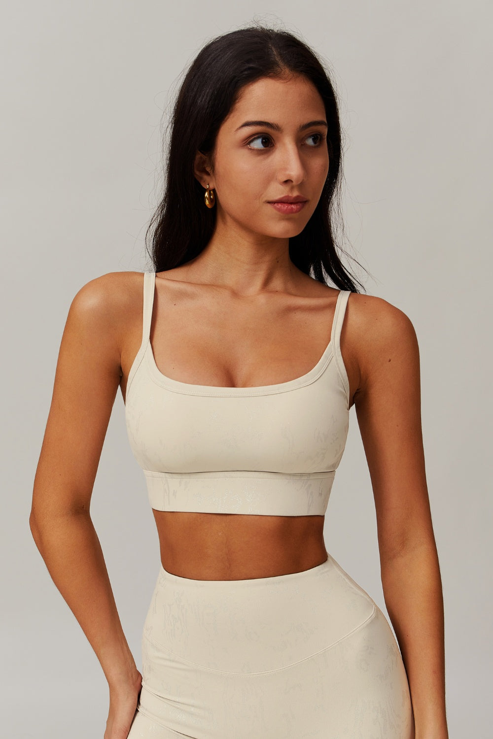 Emily Sports Bra - Cream | Comfortable and Stylish Bra by BOTA Official