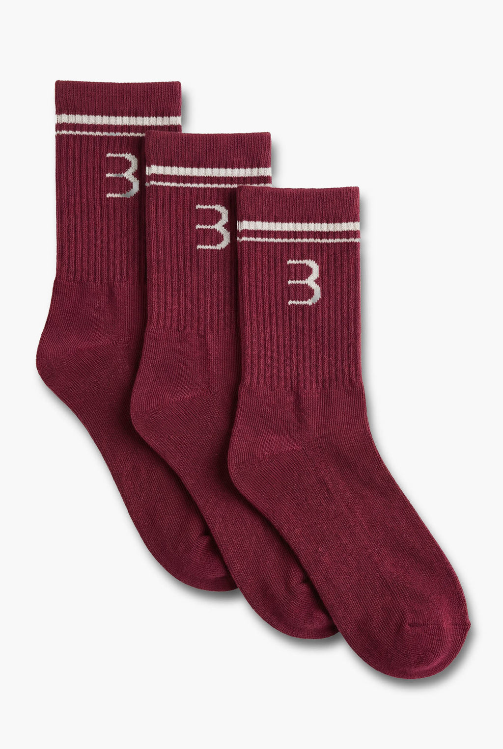 Essential Socks 3-Pack - Merlot