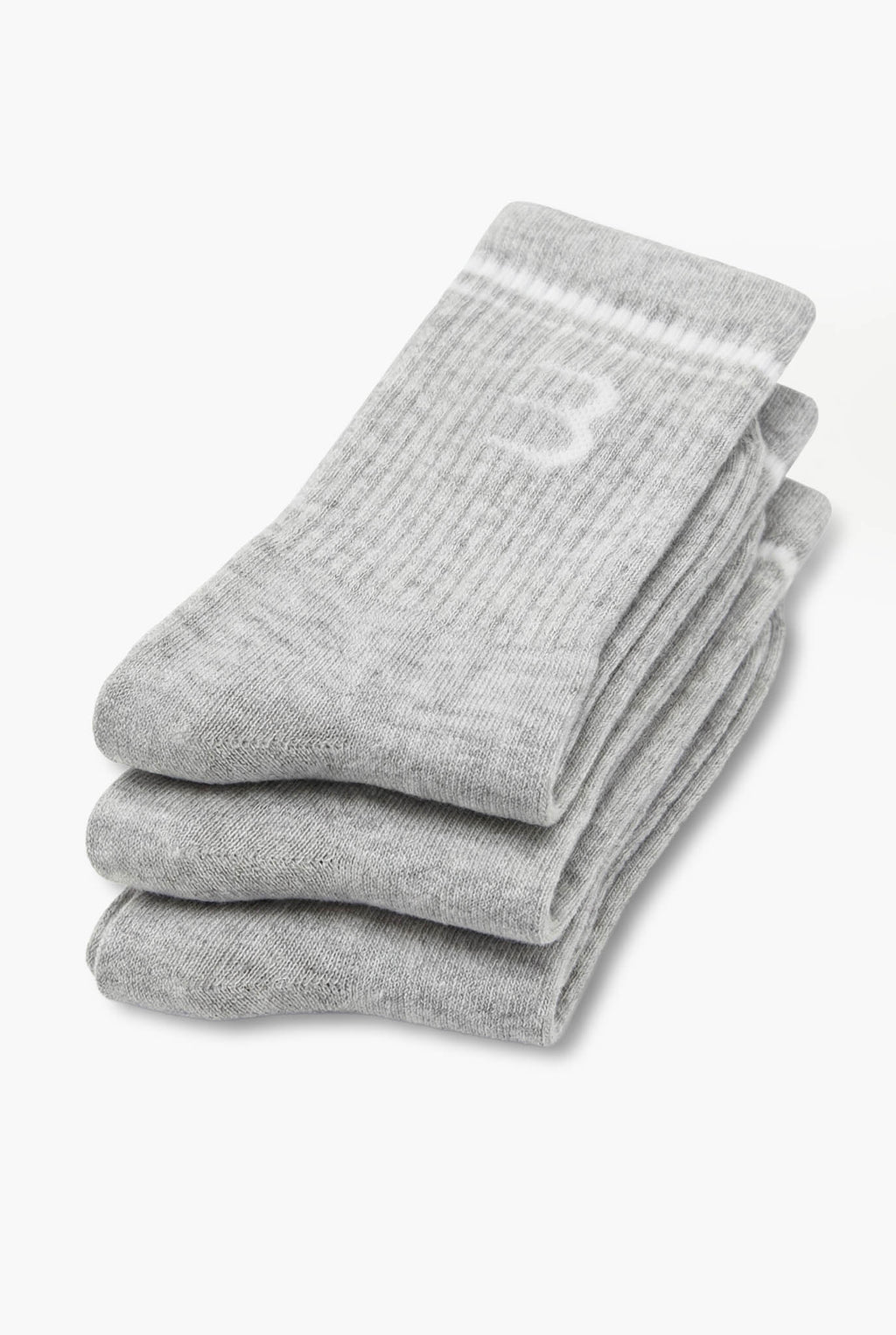Essential Socks 3-Pack - Heather Gray