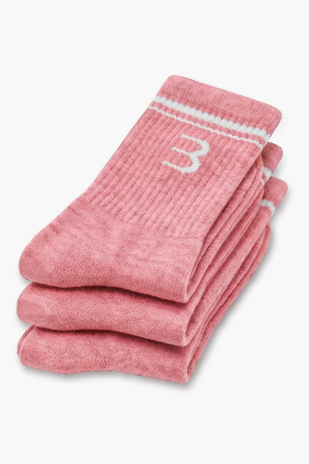 Essential Socks 3-Pack - Dusty Rose