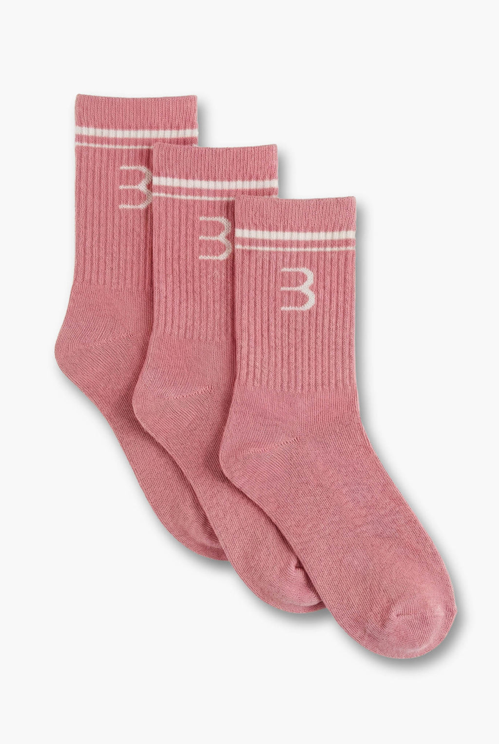 Essential Socks 3-Pack - Dusty Rose
