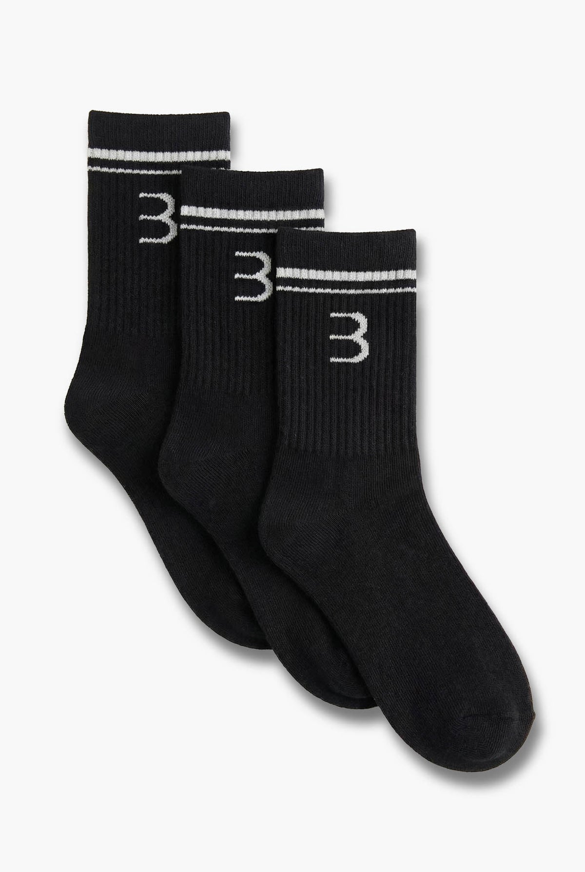 Essential Socks 3-Pack - Black