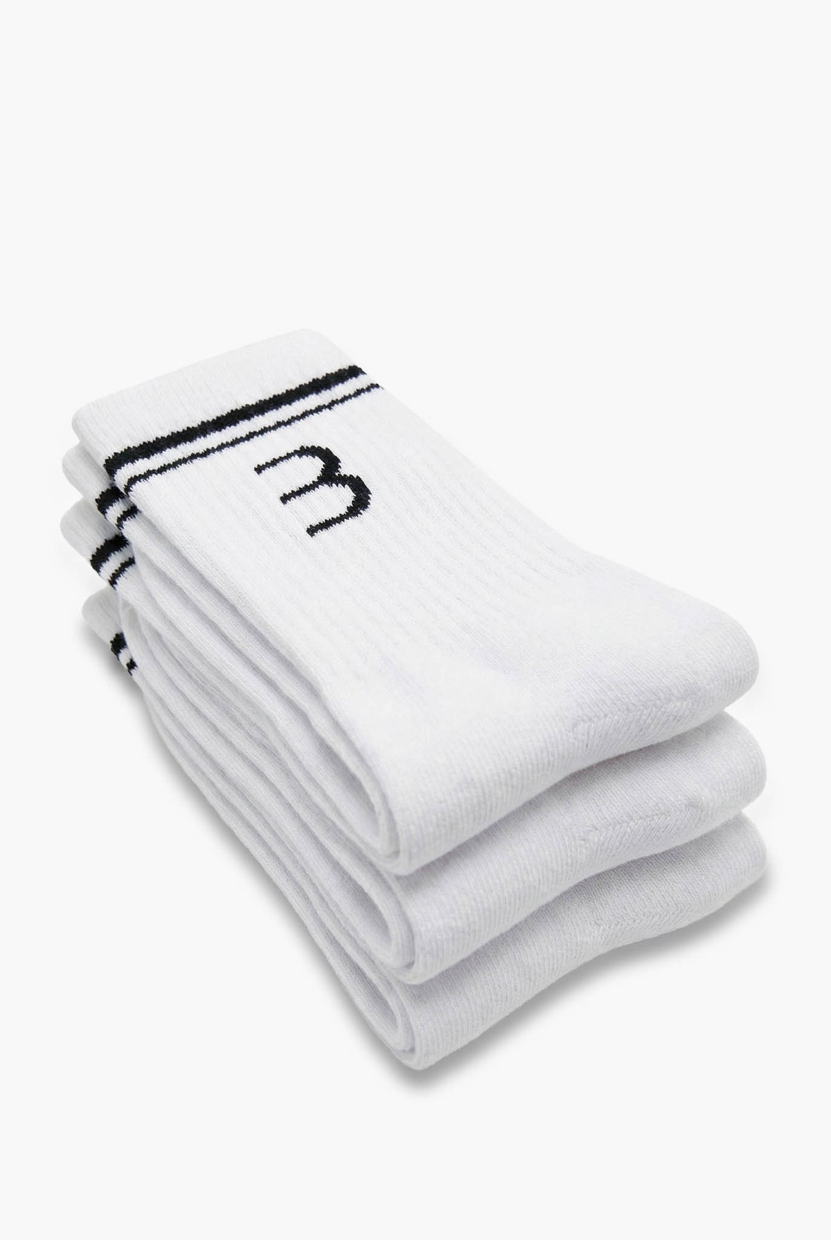 Essential Socks 3-Pack - White