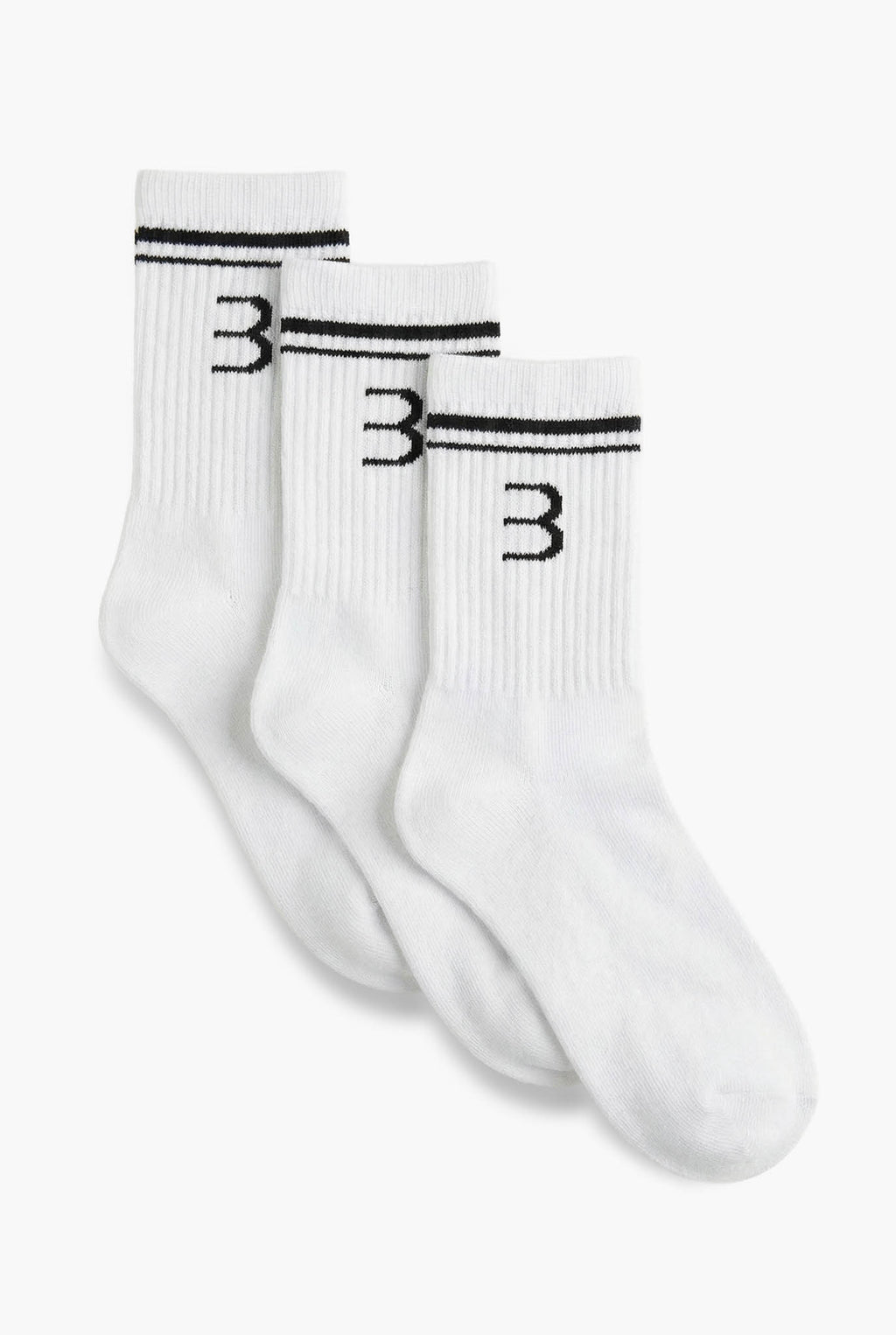 Essential Socks 3-Pack - White