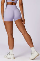 Comfortable Lavender Shorts for Yoga and Casual Outing By BOTA Official