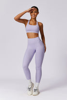 Stylish Lavender Leggings with Comfy Nylon By BOTA Official