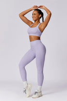 Stylish Lavender Leggings with Comfy Nylon By BOTA Official