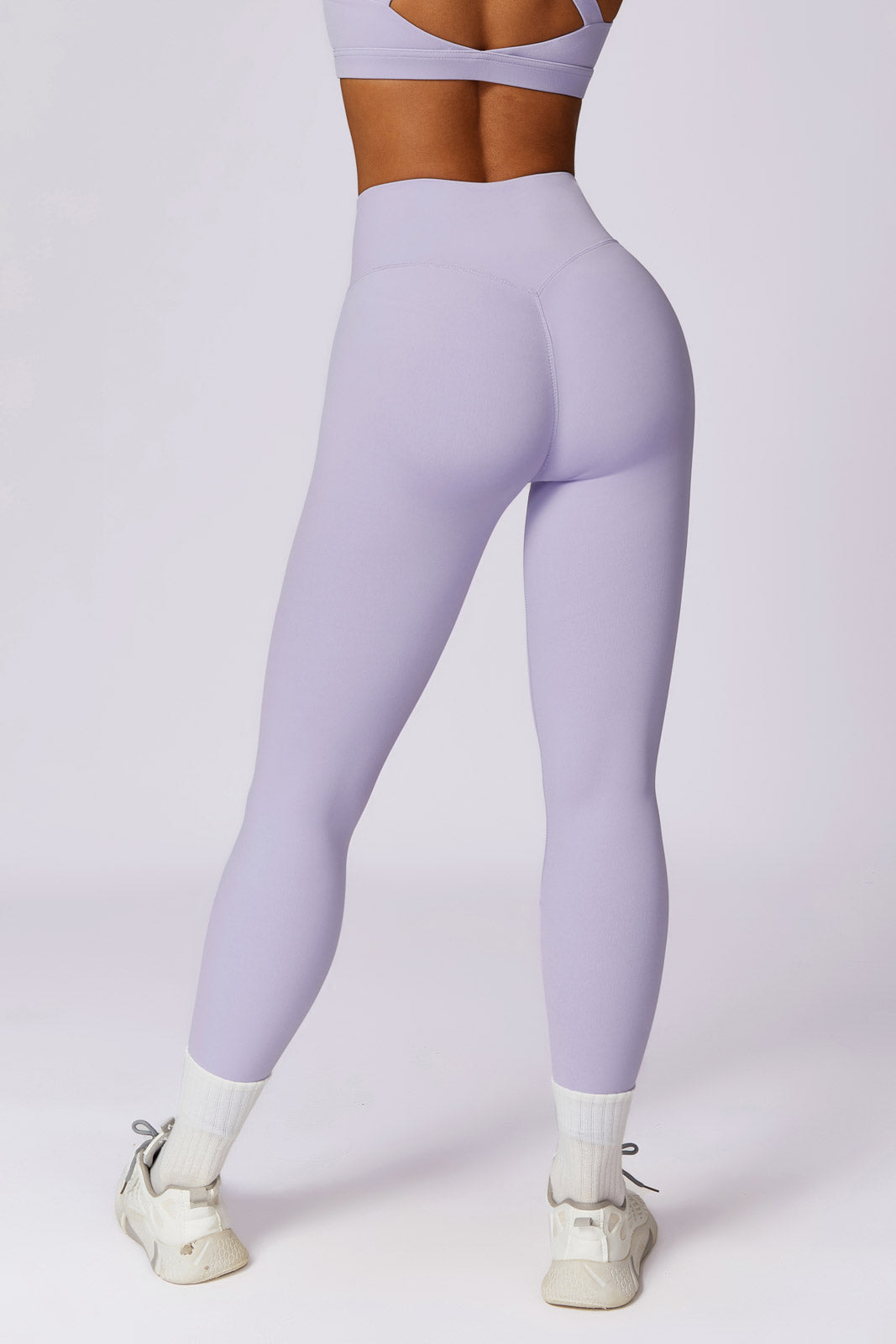 Stylish Lavender Leggings with Comfy Nylon By BOTA Official