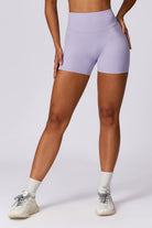 Comfortable Lavender Shorts for Yoga and Casual Outing By BOTA Official