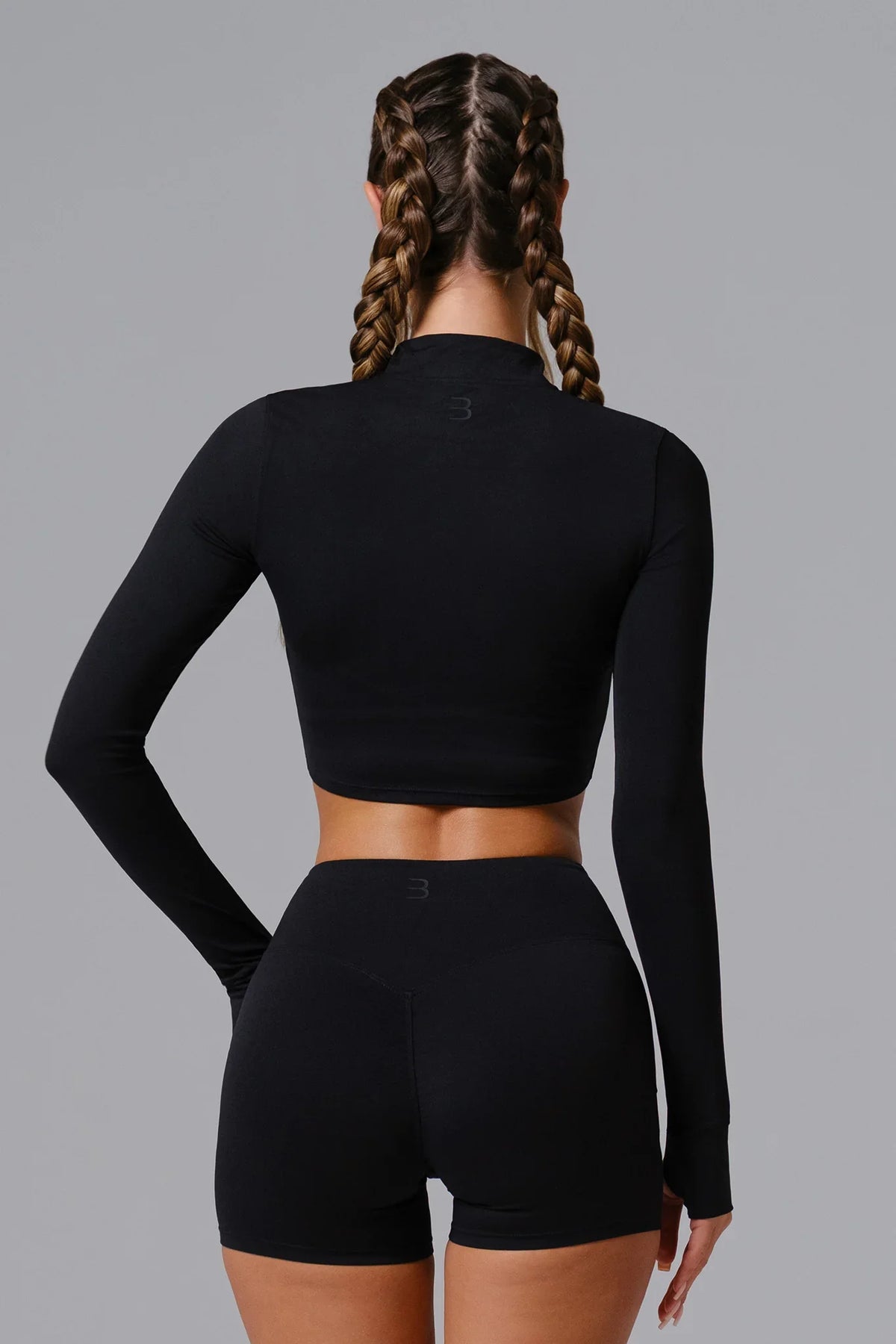 Flex Crop Jacket - Black (FINAL SALE)