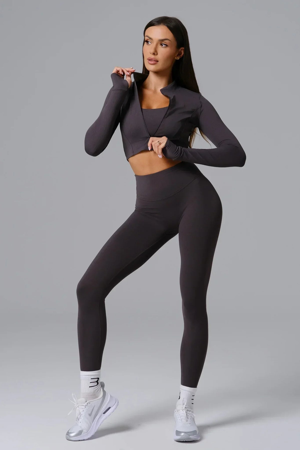 Flex Invisible Scrunch Leggings - Charcoal