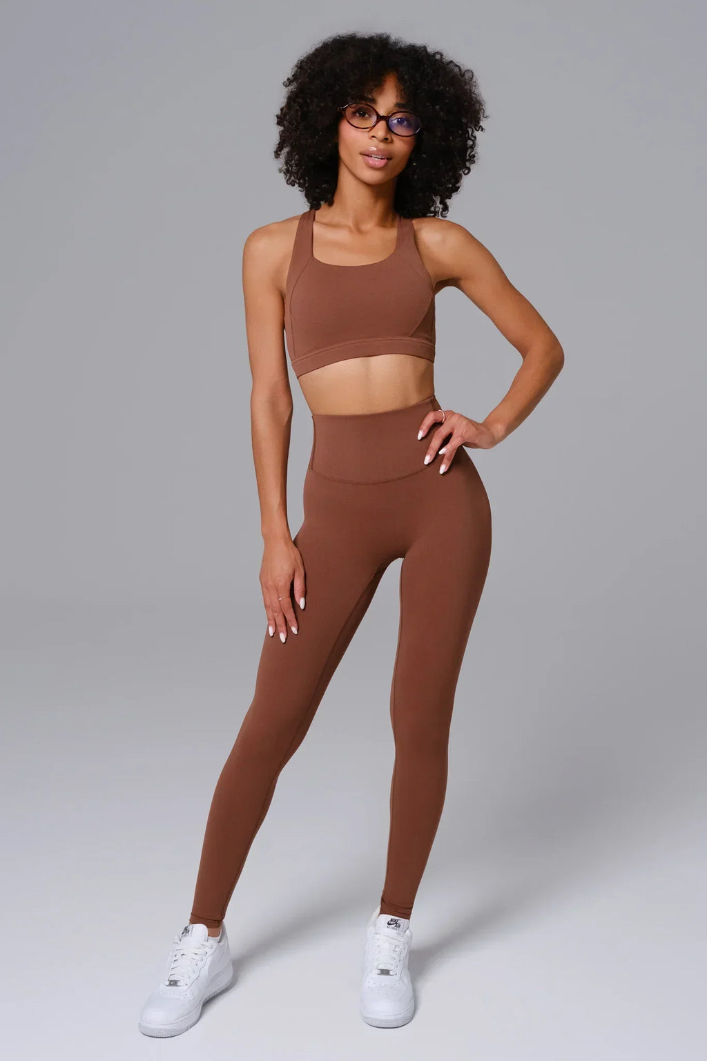 Flex Invisible Scrunch Leggings - Cocoa (FINAL SALE)