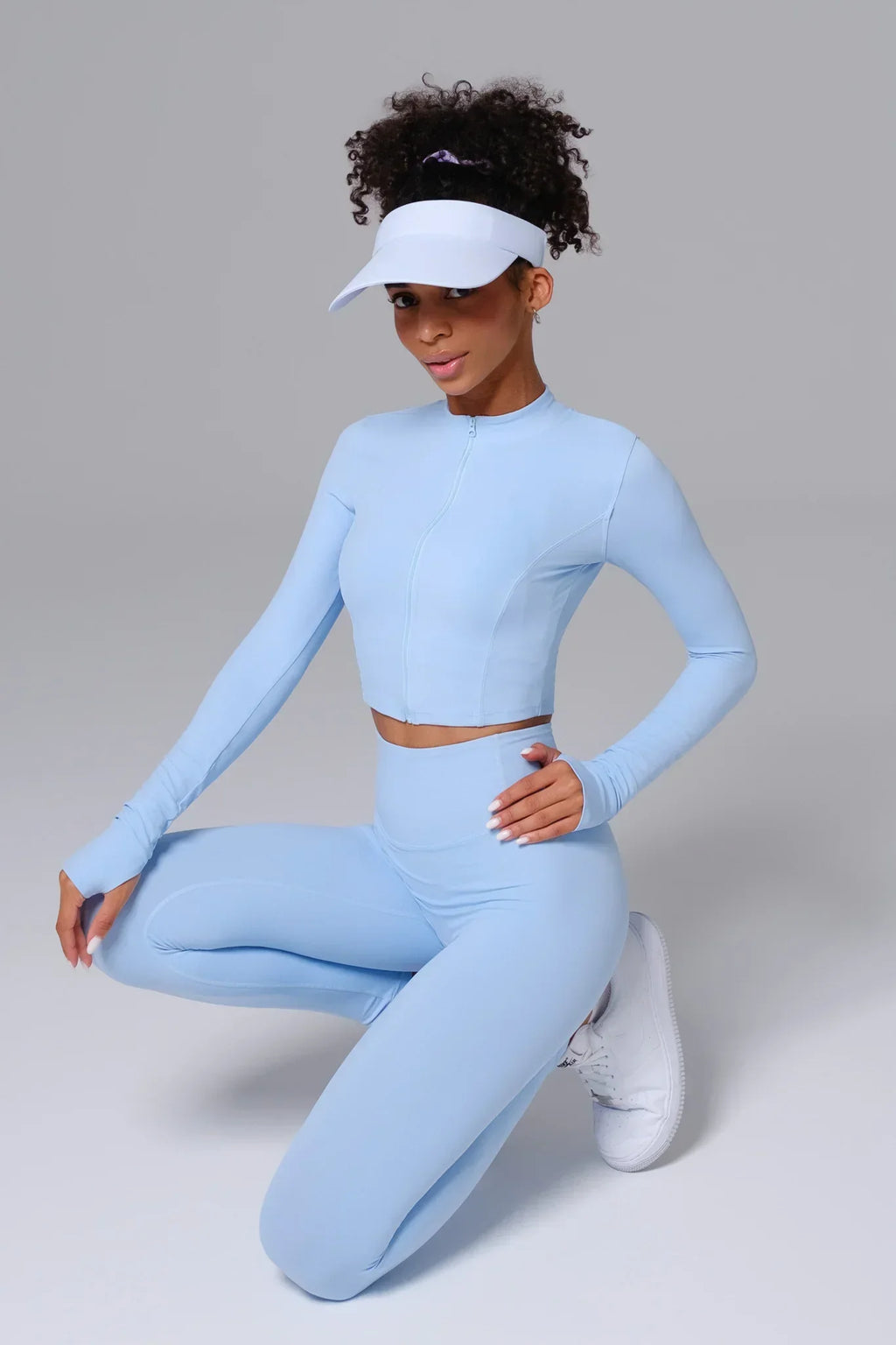 Flex Invisible Scrunch Leggings - Ice Blue