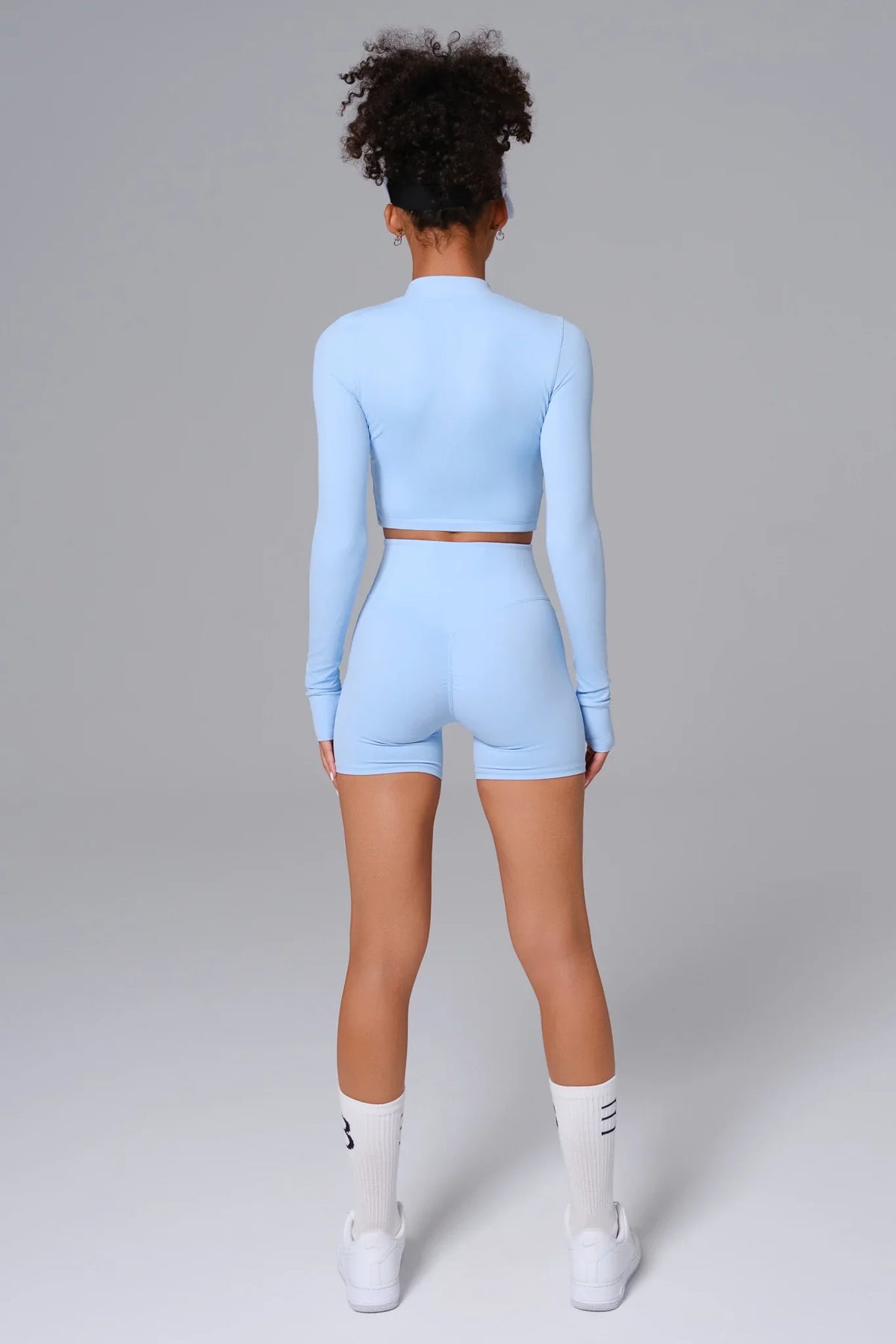 Flex Crop Jacket - Ice Blue (FINAL SALE)