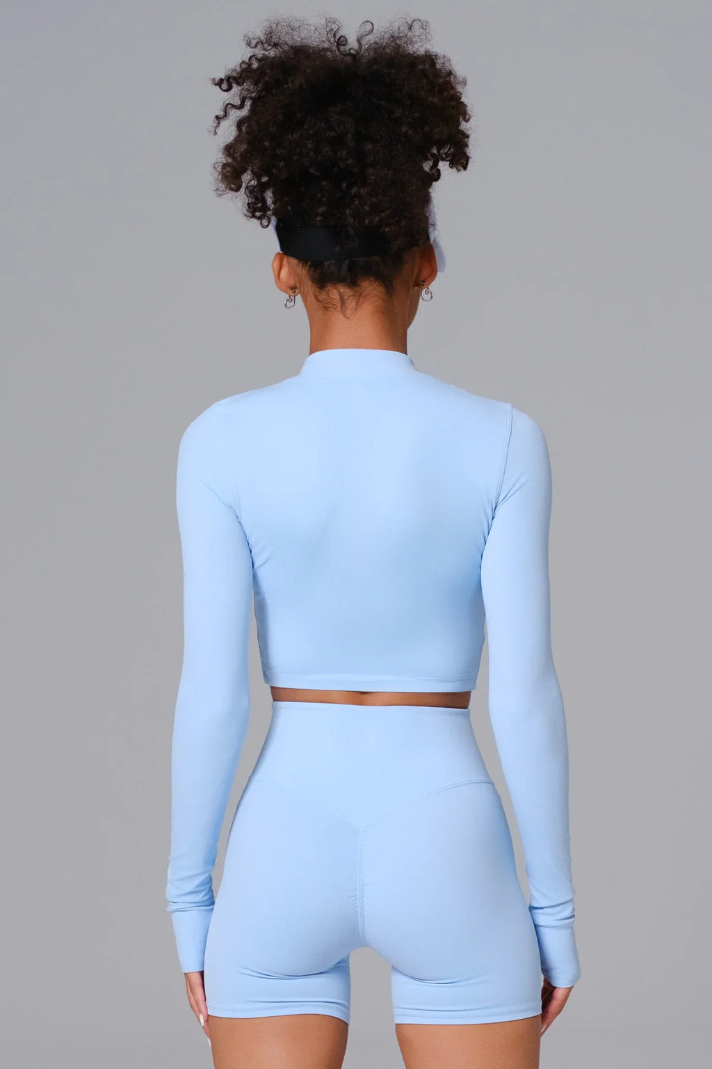 Flex Crop Jacket - Ice Blue (FINAL SALE)