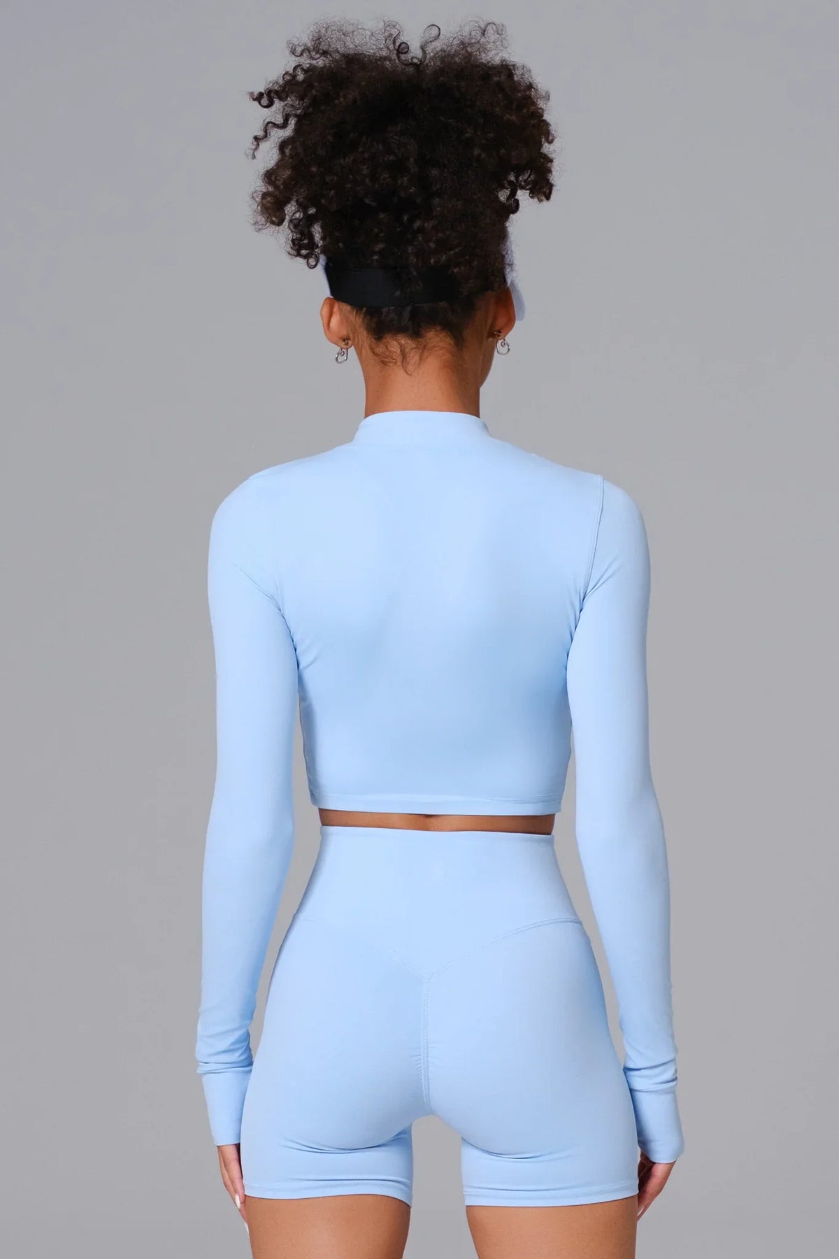 Flex Crop Jacket - Ice Blue (FINAL SALE)
