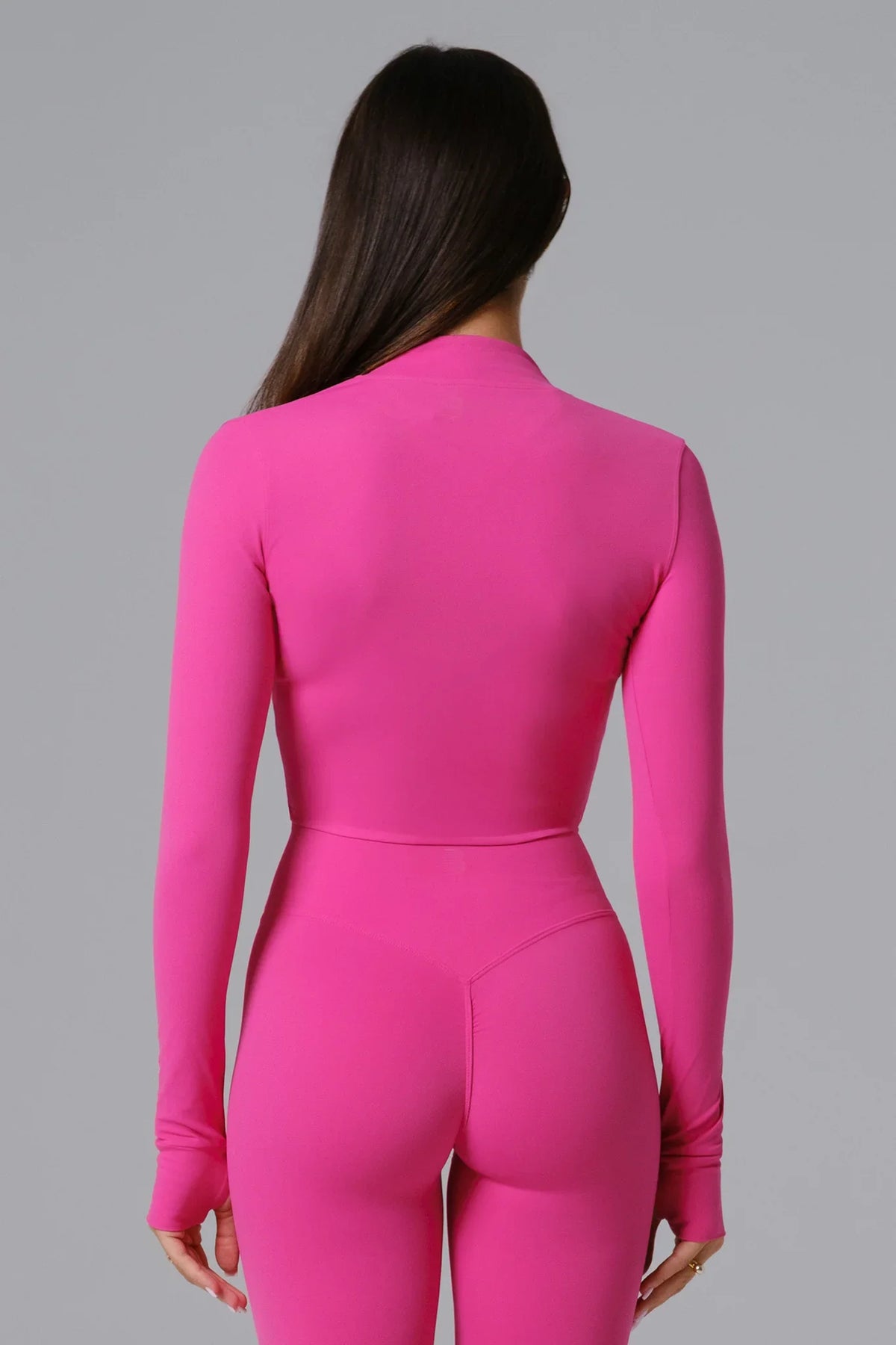 Flex Crop Jacket - Magenta (FINAL SALE)