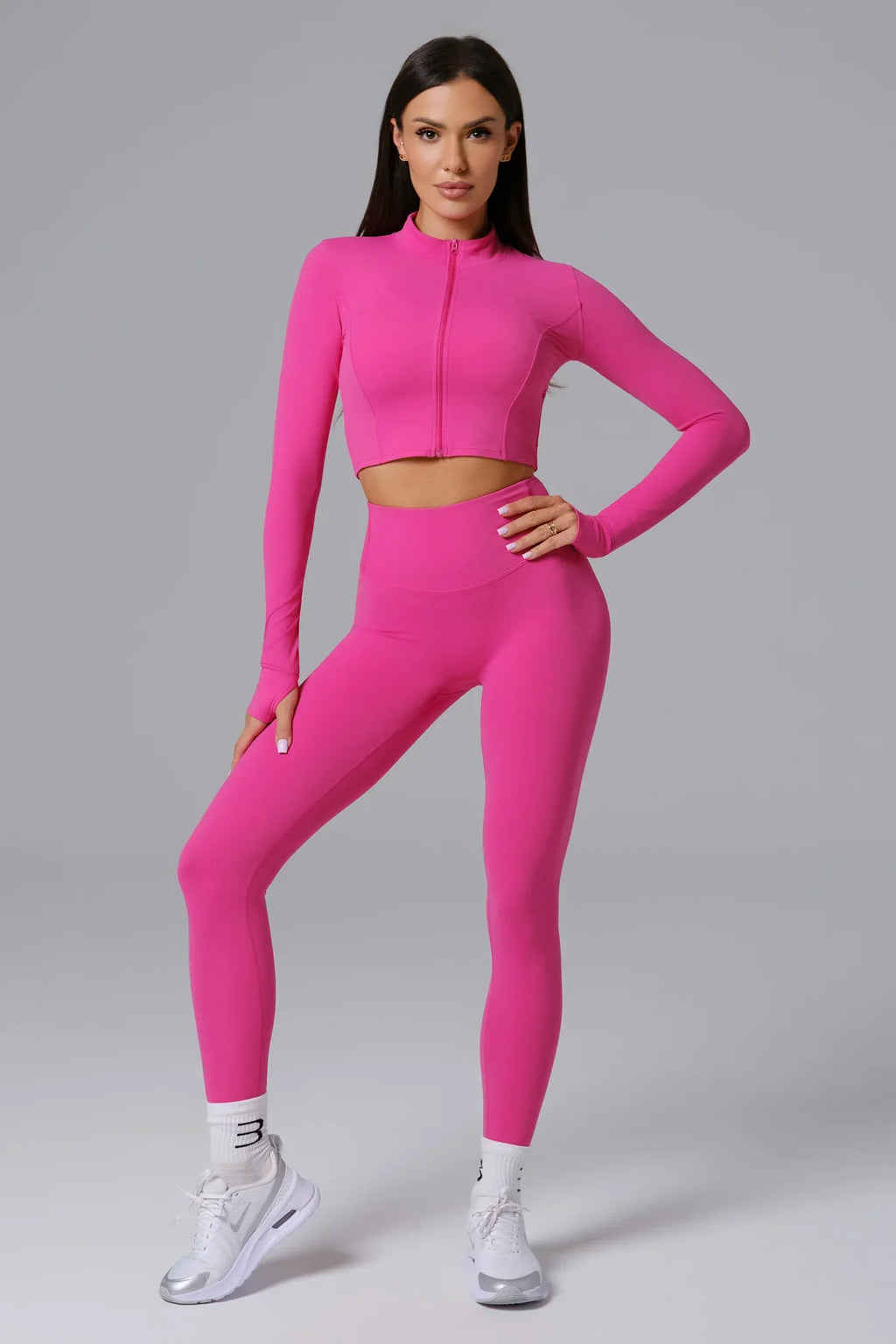 Flex Invisible Scrunch Leggings - Magenta