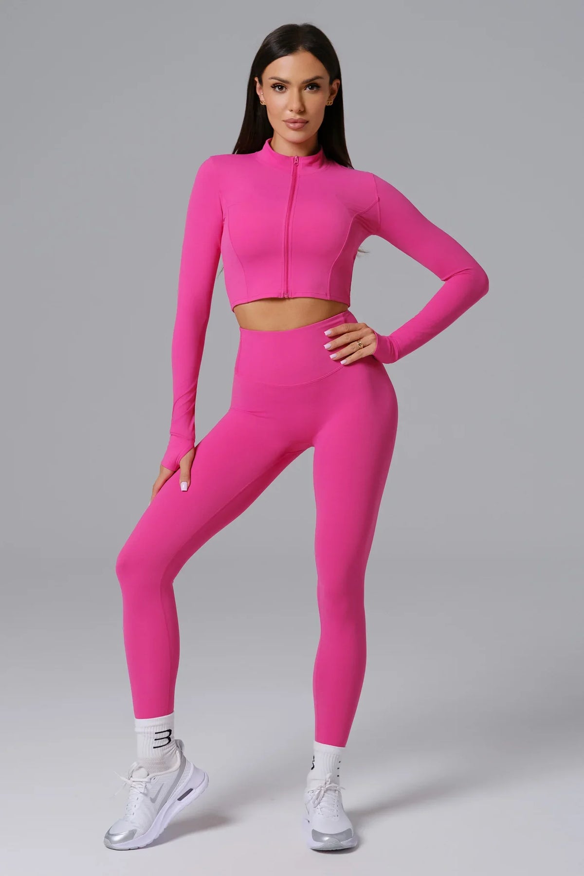 Flex Invisible Scrunch Leggings - Magenta