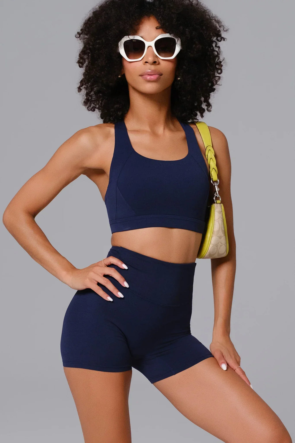 Flex Sports Bra - Navy
