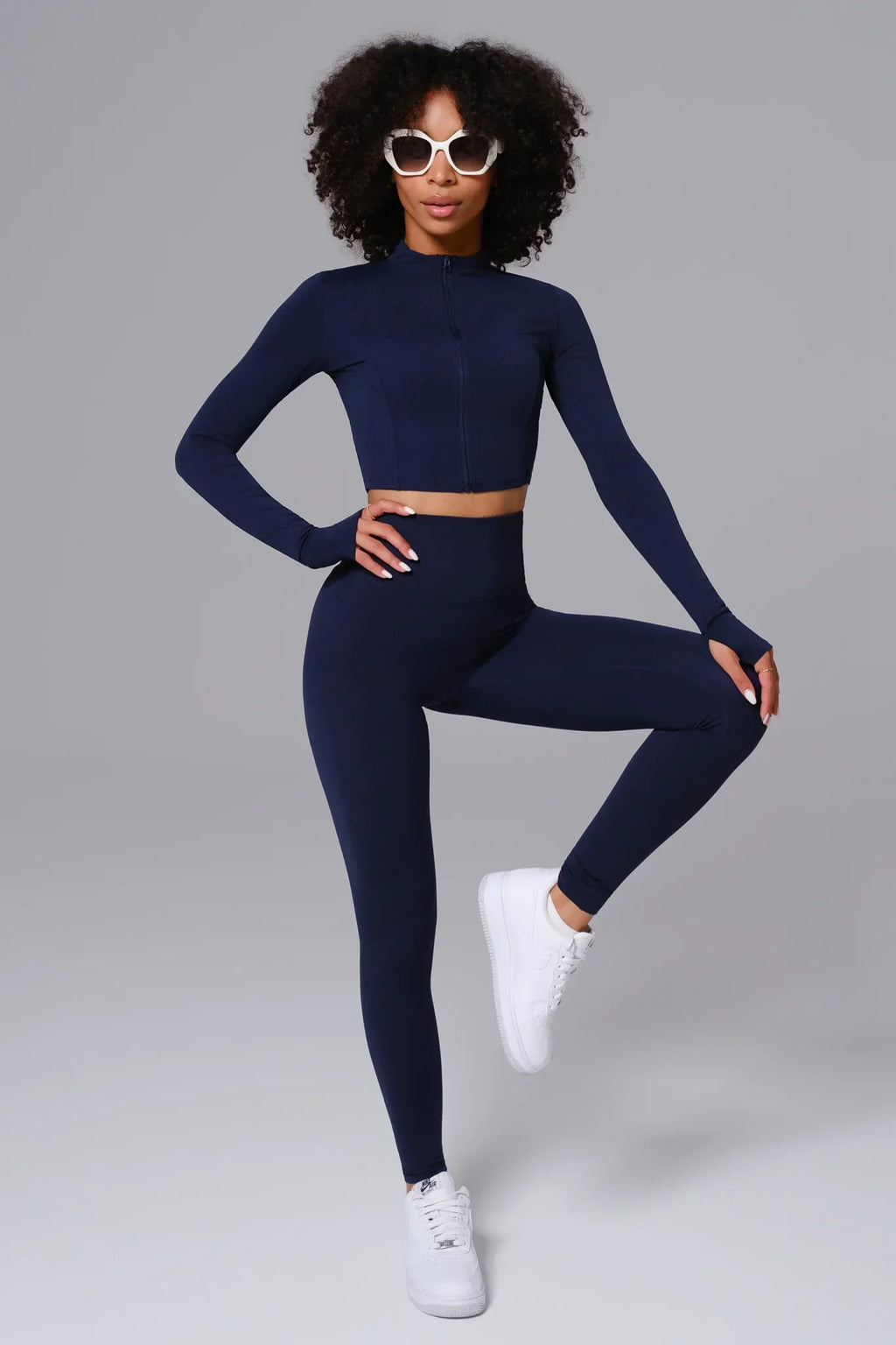 Flex Invisible Scrunch Leggings - Navy