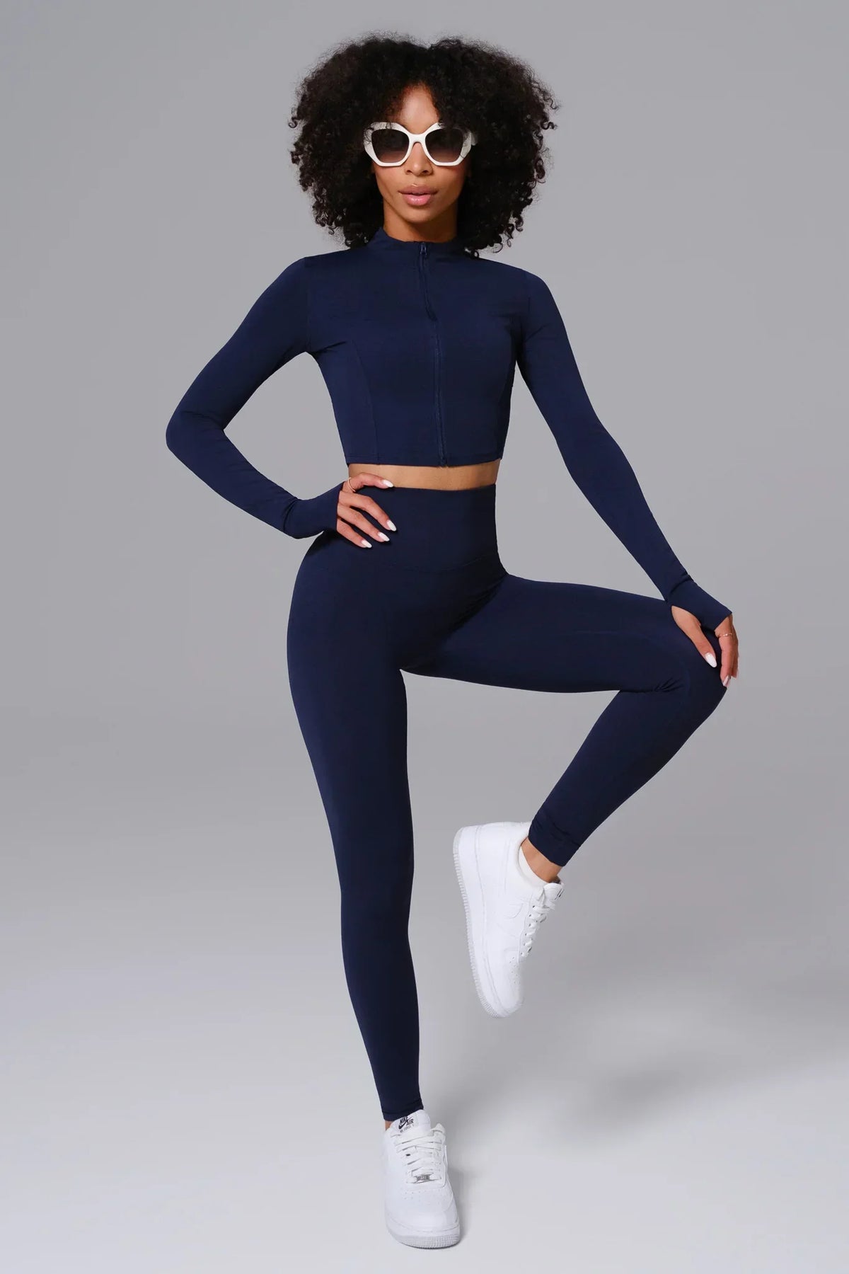 Flex Invisible Scrunch Leggings - Navy