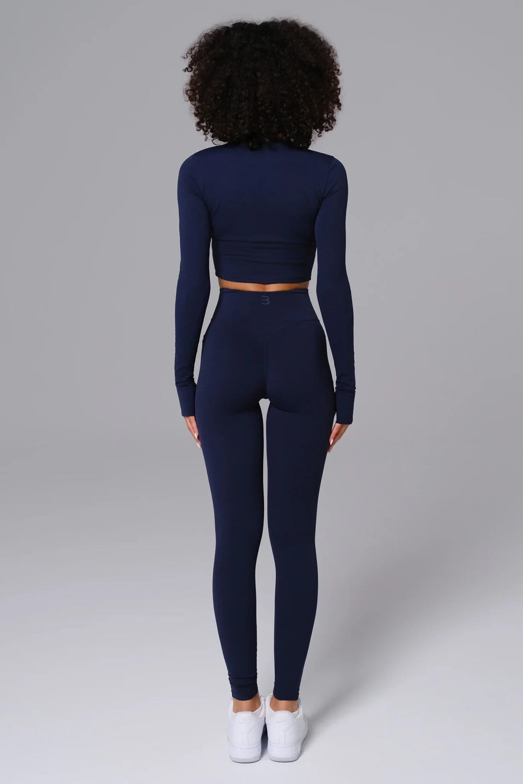 Flex Crop Jacket - Navy (FINAL SALE)