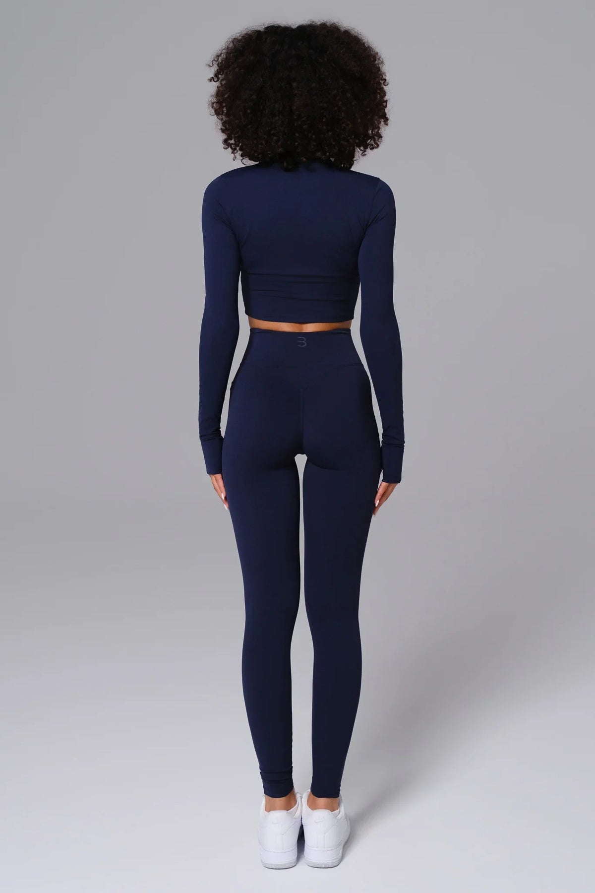 Flex Crop Jacket - Navy (FINAL SALE)