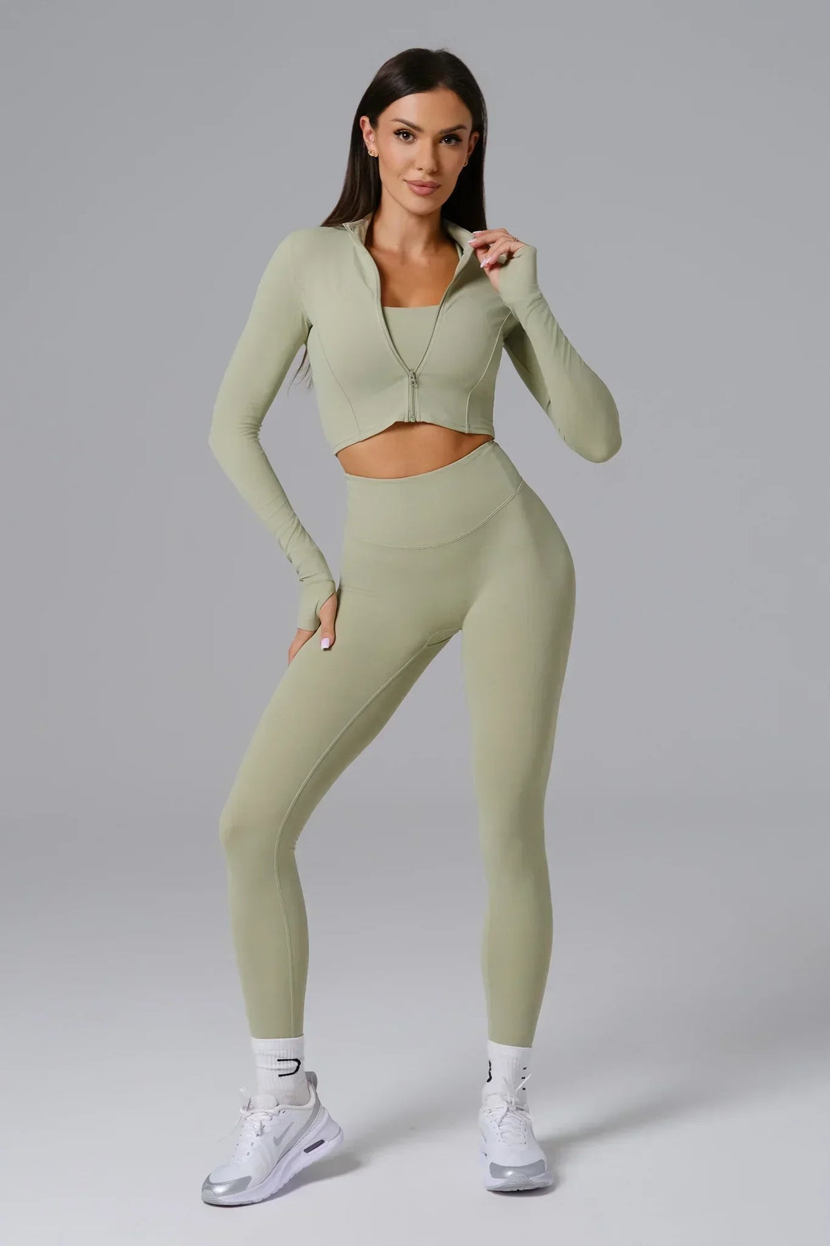 Flex Invisible Scrunch Leggings - Pistachio