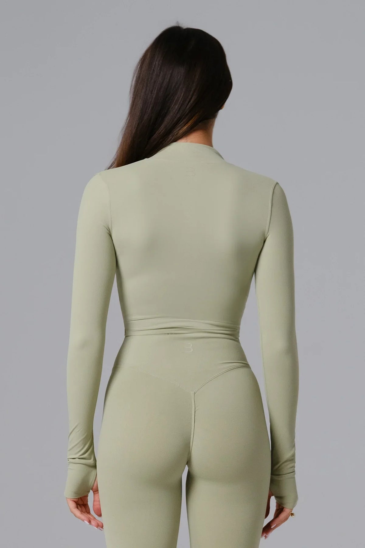 Flex Crop Jacket - Pistachio (FINAL SALE)