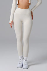 Flex Invisible Scrunch Leggings - Soft Ivory