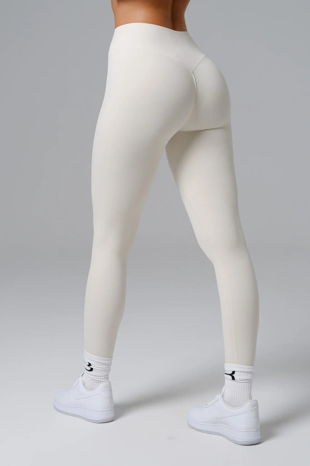 Flex Invisible Scrunch Leggings - Soft Ivory