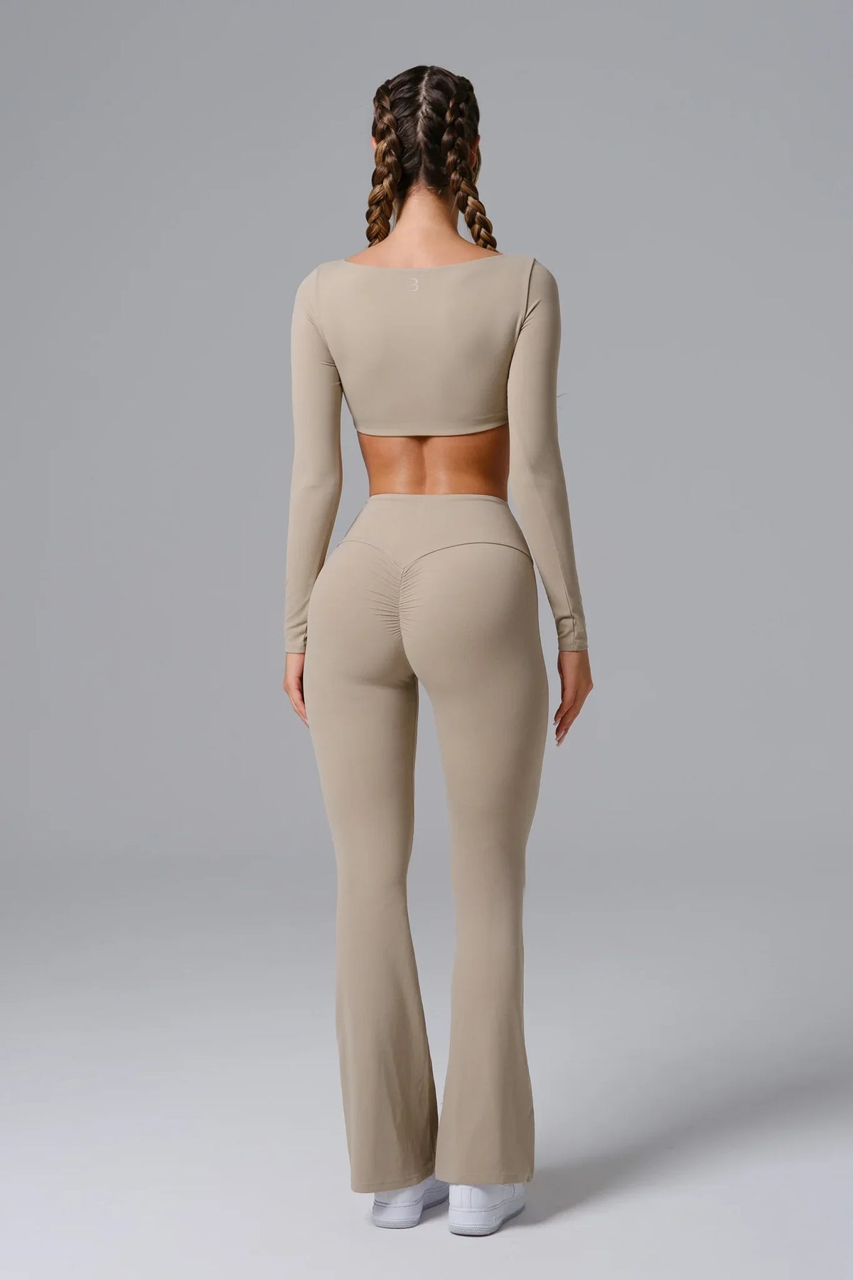 Haven Crop Top - Almond Tan