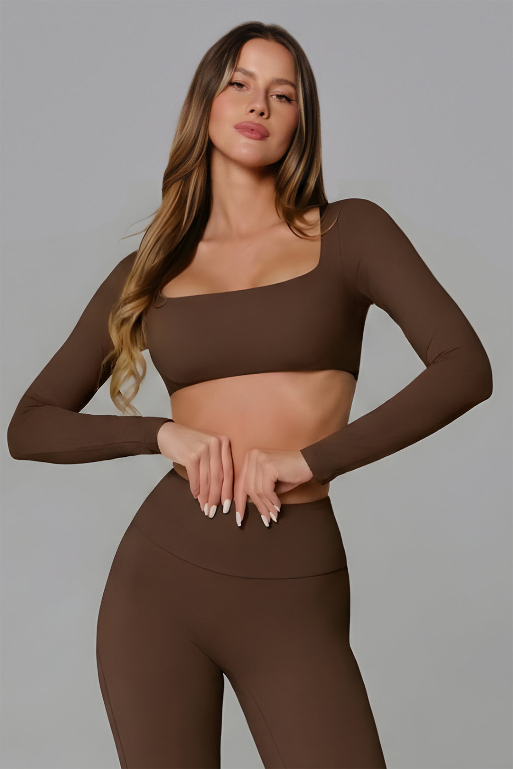 Haven Crop Top - Cocoa