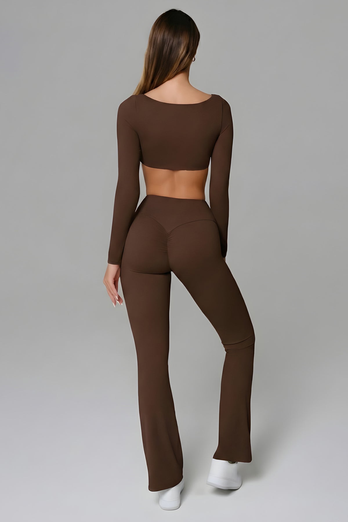 Haven Scrunch Flare Leggings - Cocoa