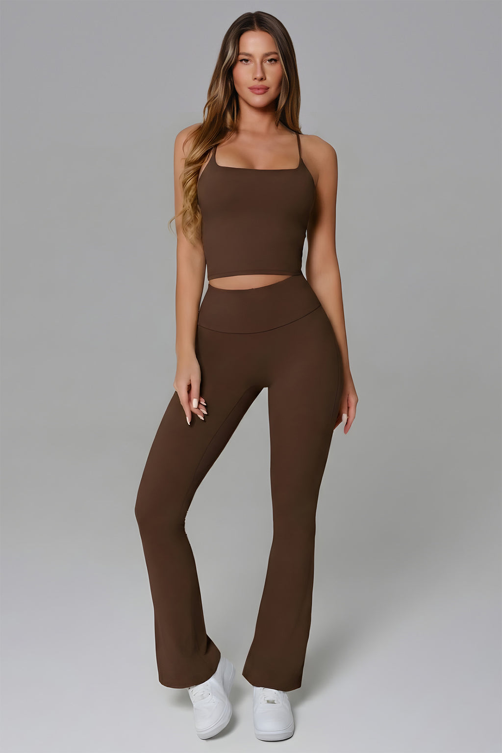 Haven Scrunch Flare Leggings - Cocoa