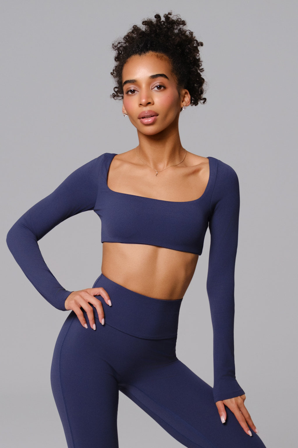 Haven Crop Top - Obsidian Blue (FINAL SALE)