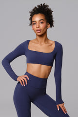 Haven Crop Top - Obsidian Blue (FINAL SALE)