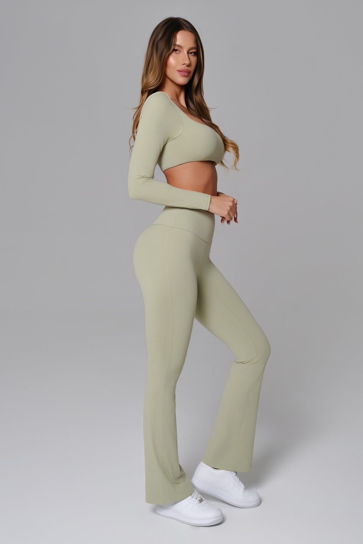 Haven Crop Top - Pistachio