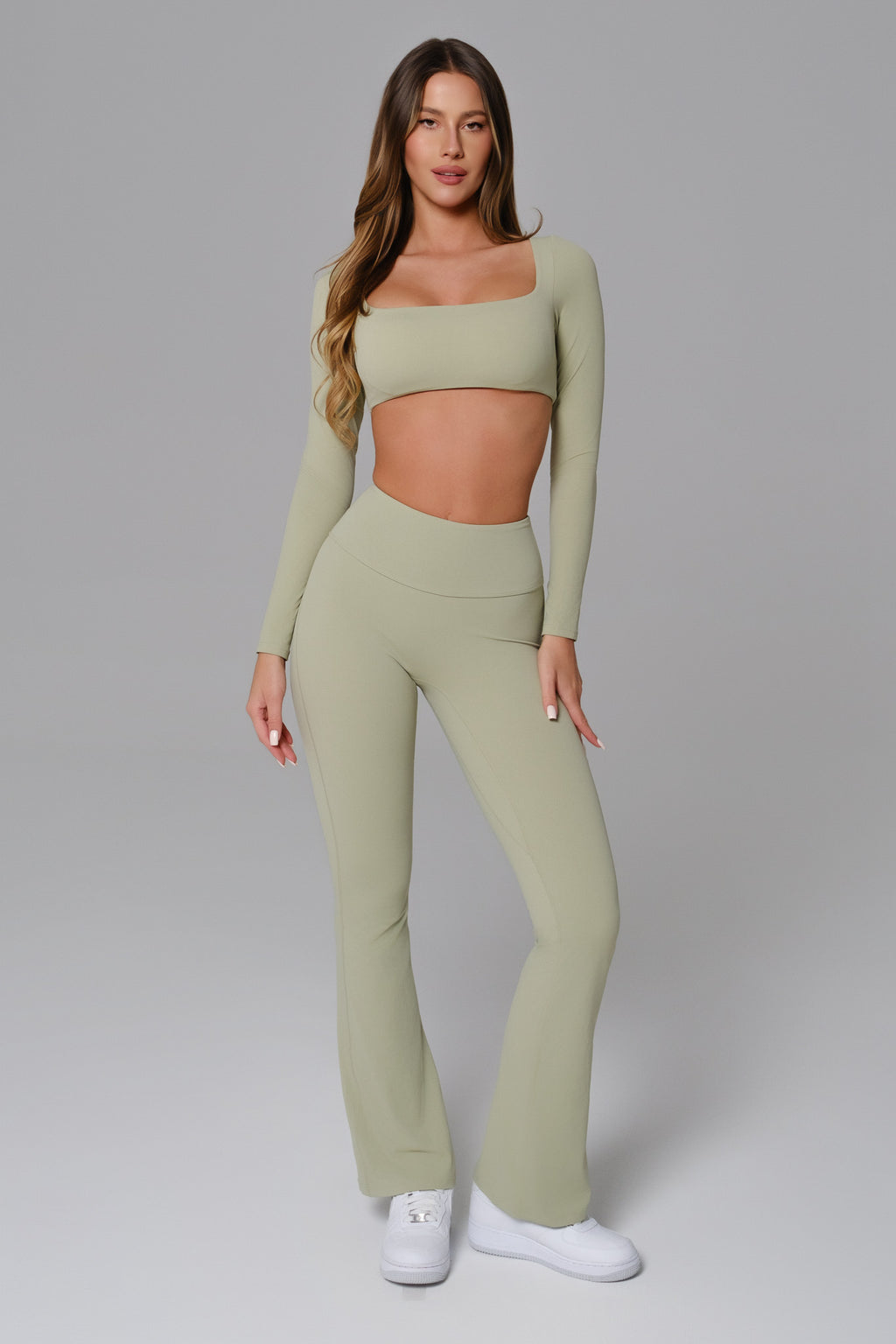 Haven Crop Top - Pistachio