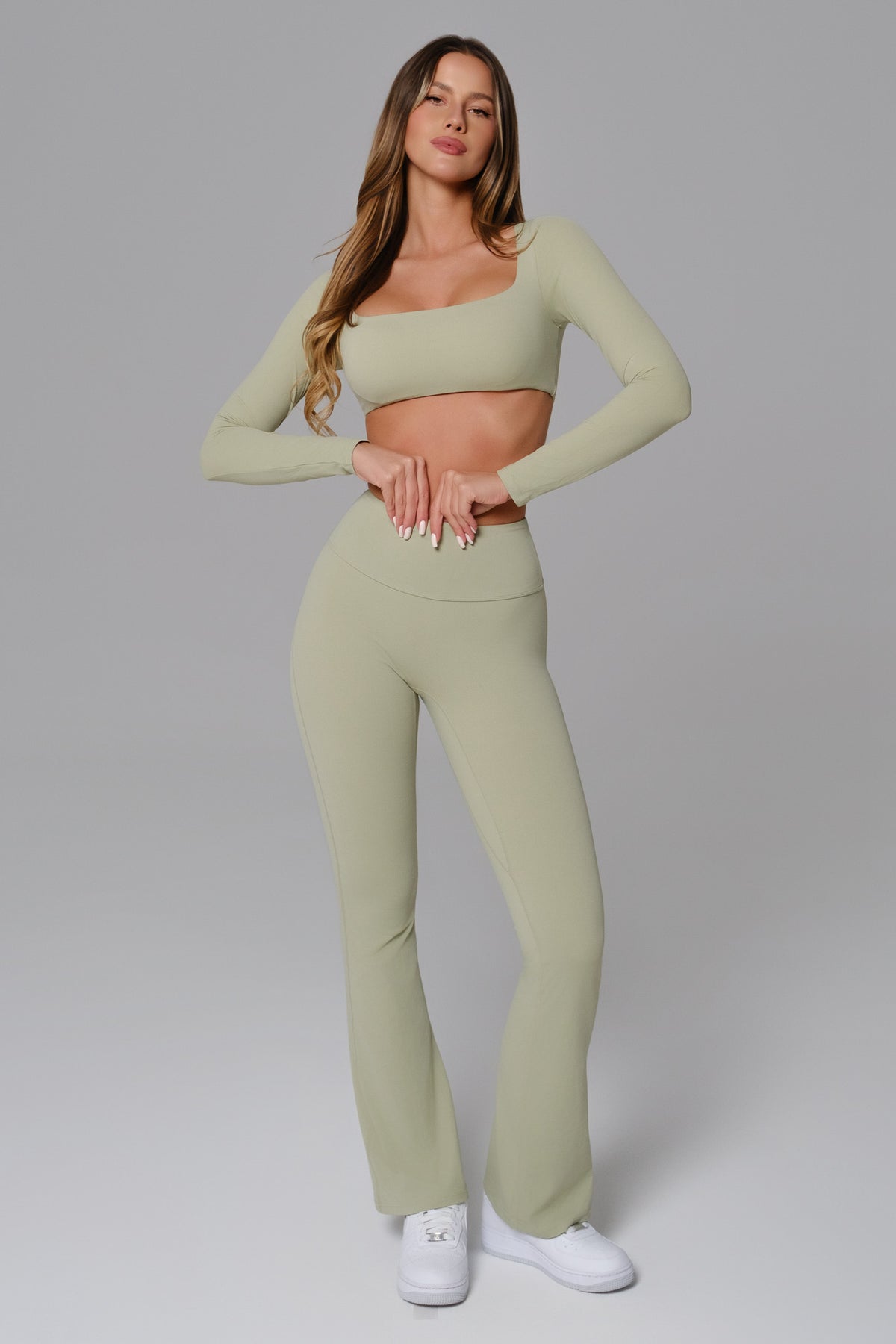 Haven Crop Top - Pistachio