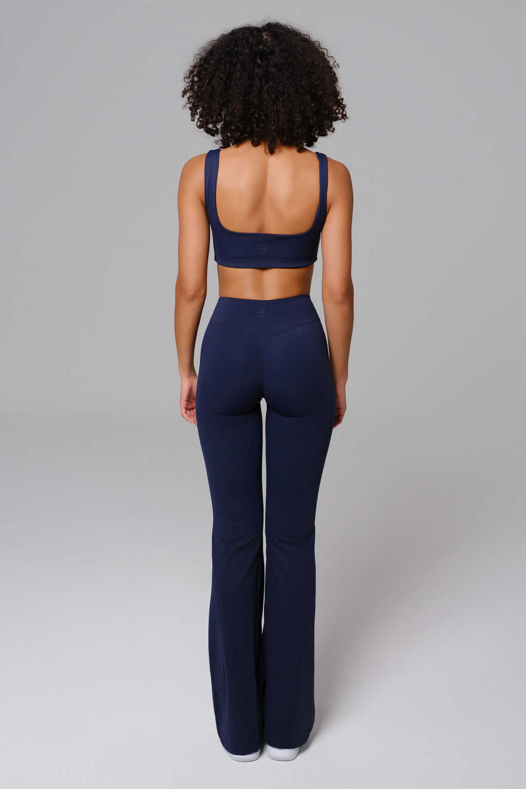 Maeve V-Waist Flare Leggings - Deep Navy (FINAL SALE)