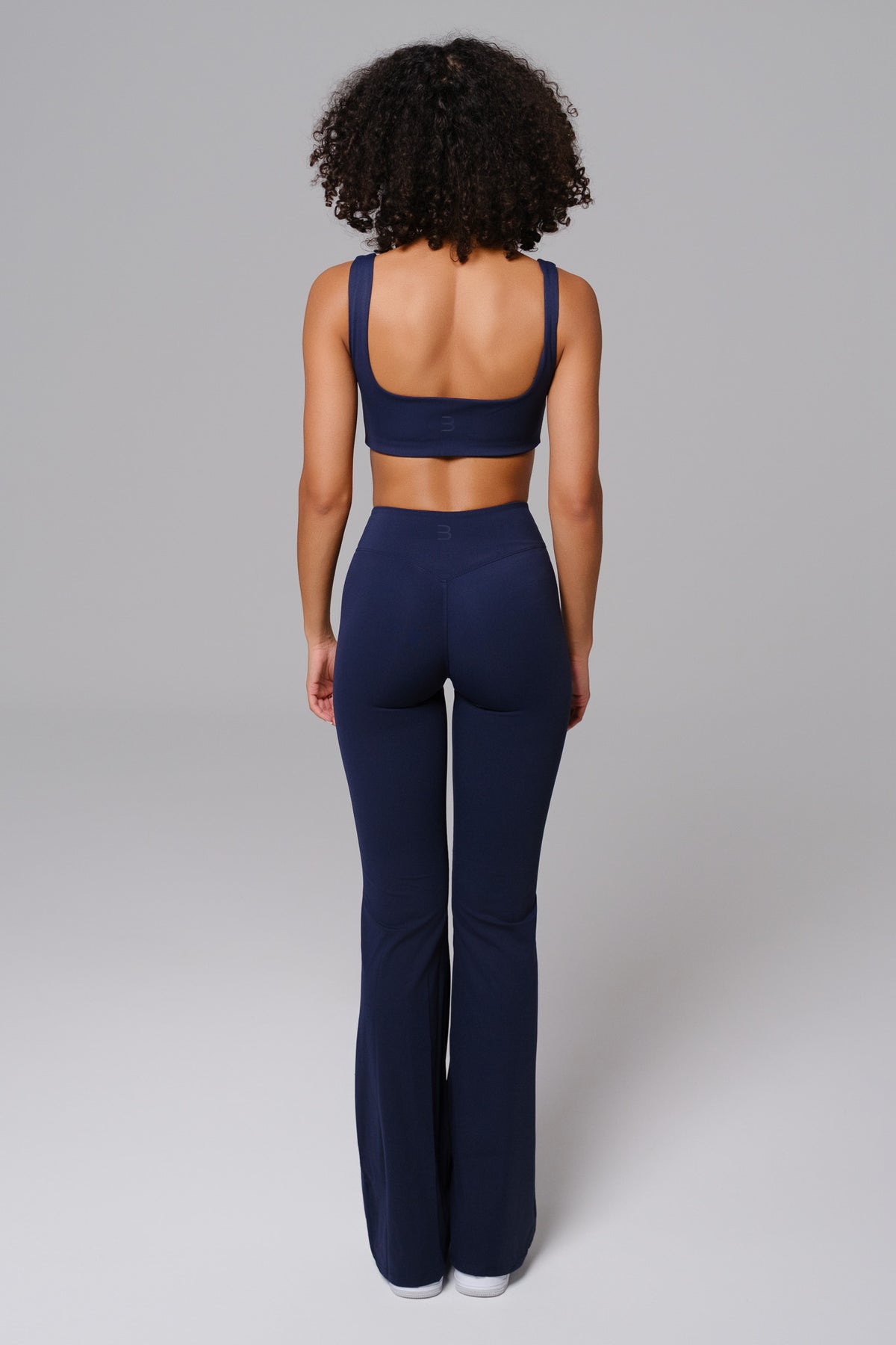 Maeve V-Waist Flare Leggings - Deep Navy (FINAL SALE)