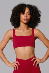Maeve Sports Bra - Maroon (FINAL SALE)