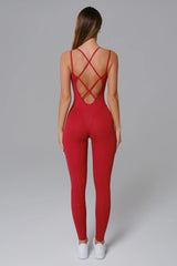 Marcella Jumpsuit - Ember Red (FINAL SALE)