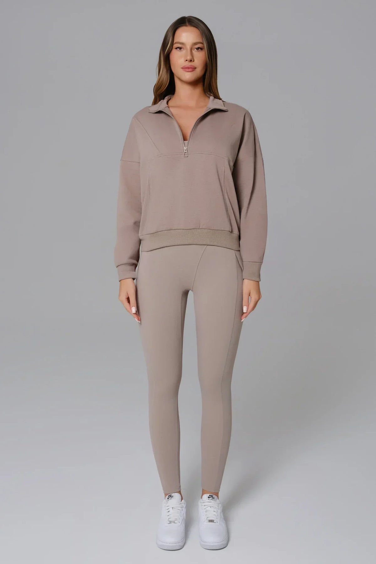 Marcella Jumpsuit - Greige (FINAL SALE)