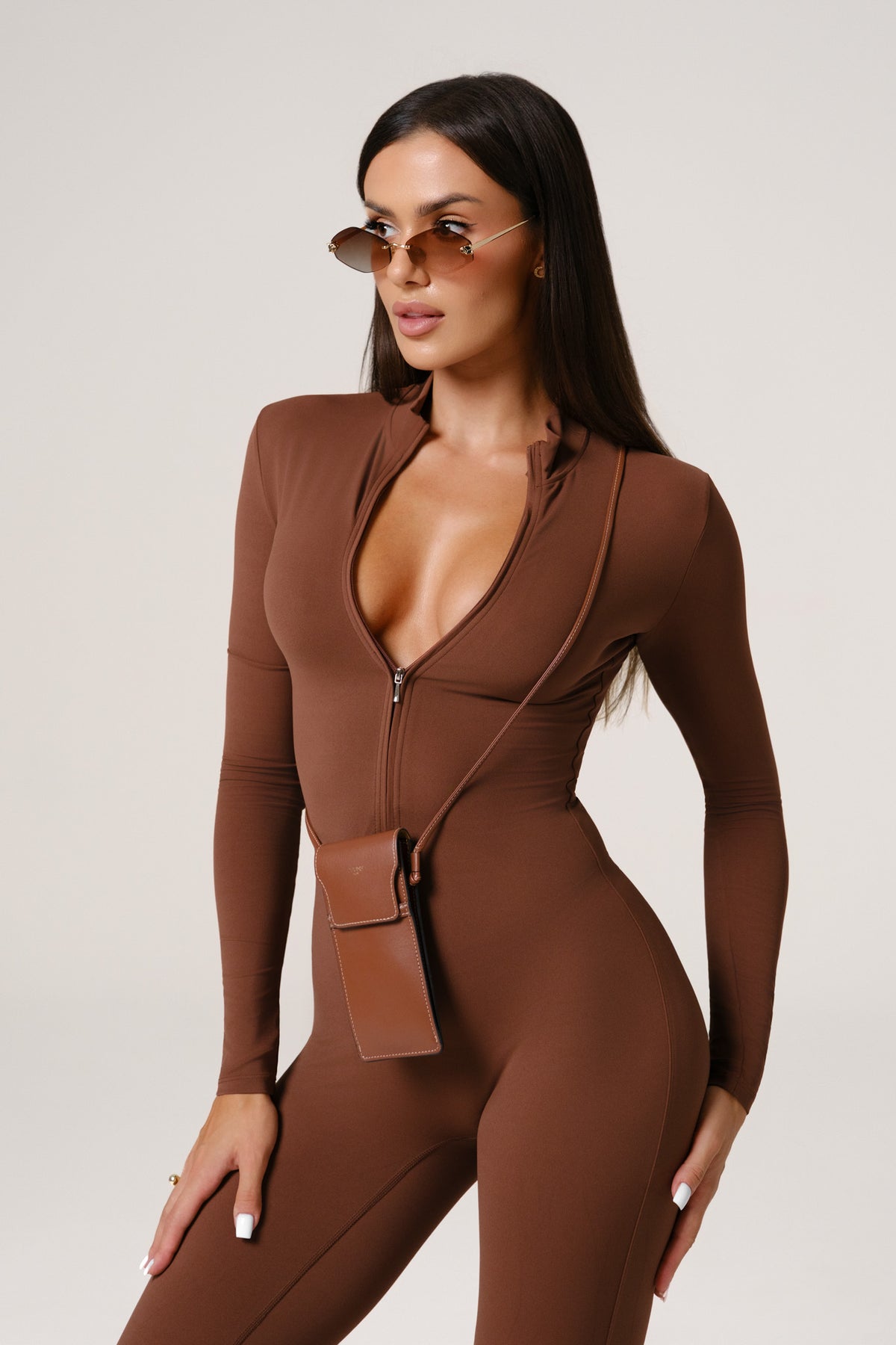 Mia Jumpsuit - Cocoa
