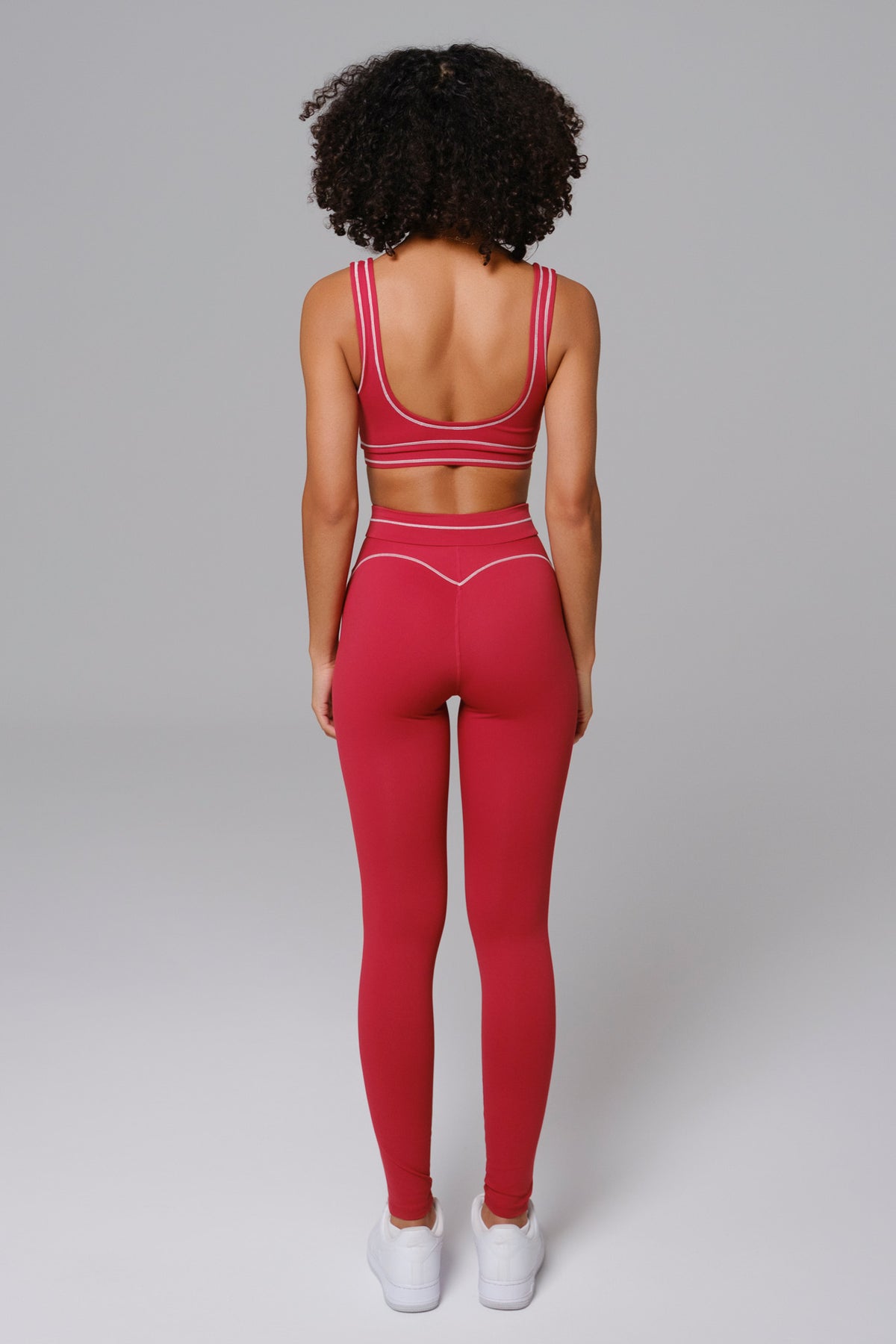 Nadine Leggings - Cherry Red